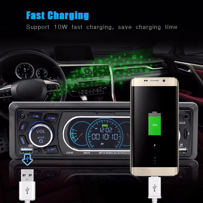 4 X 60W Large Power Dual USB Bluetooth Hands free