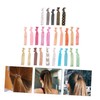 Gatuida 25pcs Elastic Hair Ties for Women No Crease Ponytail