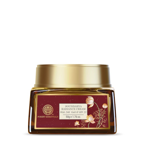 Forest Essentials Soundarya Radiance Cream with 24K Gold, 50g