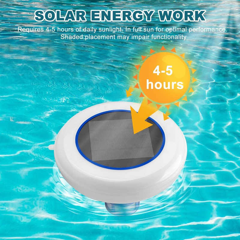 Solar Pool Ionizer for Above Ground Pool Up to 35,000