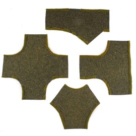 War World Gaming Dirt Road Junction, Straight & Curved Sections Full Set of 10-28mm WW2 Wargaming Scenery Terrain Model Diorama