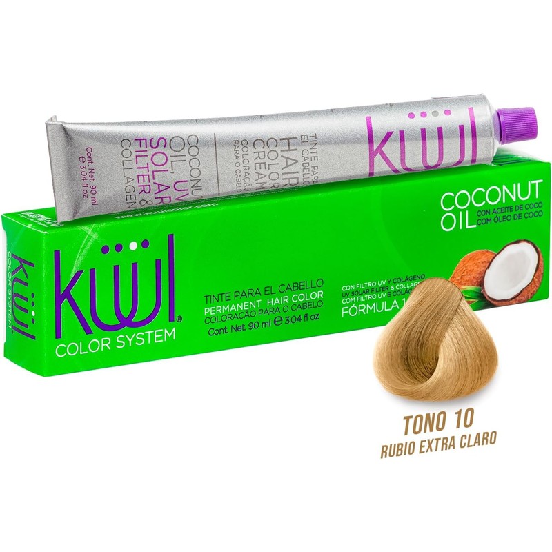 KÜÜL Color System Tono Negro Violeta Tinte Permanente, Hidratación 90