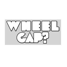 CarBeyondStore Wheel Cap 3.2 X 7.0 Inch Vinyl Graphic Car Sticker Decal