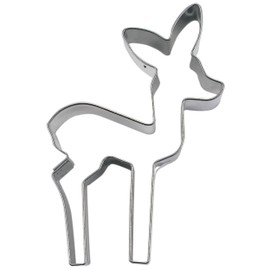 Staedter Deer Fawn Cookie Cutter, Silver, 6 cm