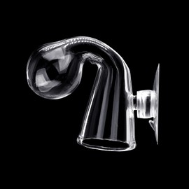 WEAVERBIRD Measury CO2 Aquarium, CO2 Drop Checker, Glass Measurement Monitor with Suction Cups for Planted Aquarium Fish Tank, CO2 Test Drop Checker, CO2 Tester Aquarium Accessories