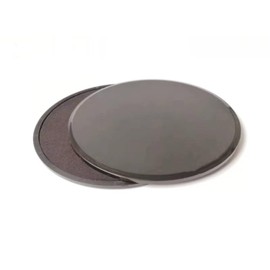 Sliding discs, 2 pieces sliders for training, double-sided gliding discs, gliding disc, fitness training for use on carpet, hardwood floors (black)