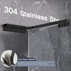 AatrixQuayn Shower Glass Support Bar, Both Sides Available, Frameless Bathroom