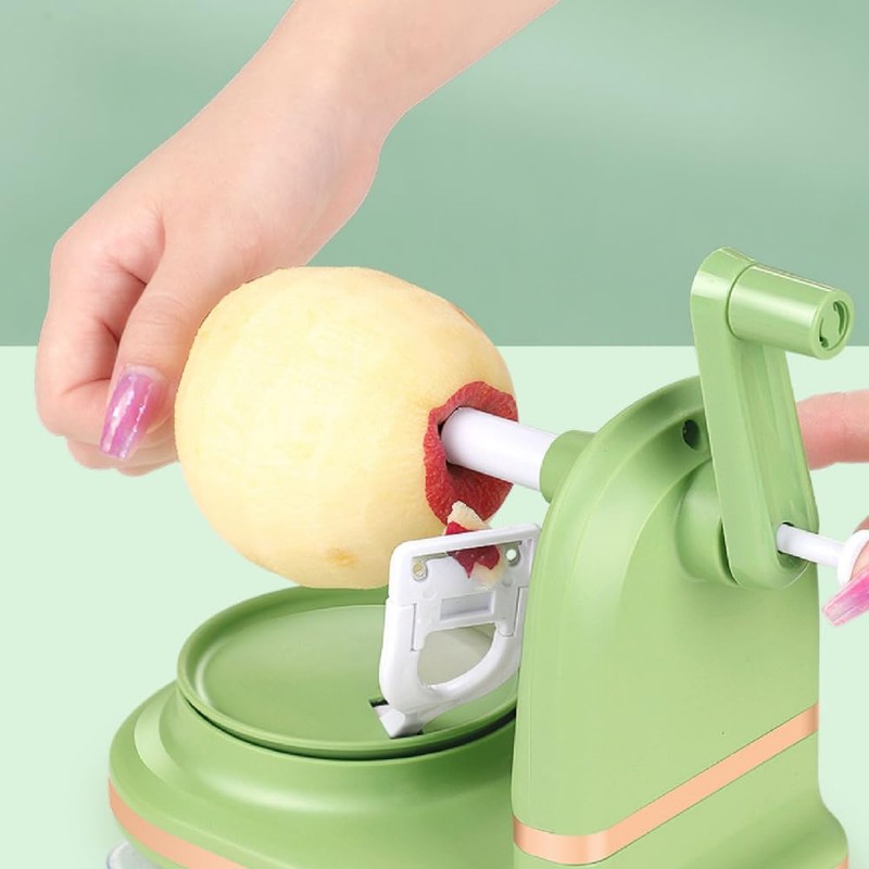 Cocoarm Hand Crank Apple Peeler, Manual Rotating Kitchen Appliance, Fruit