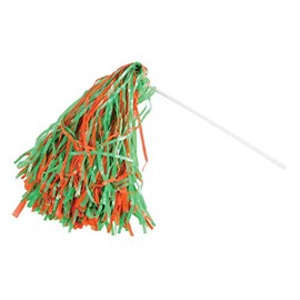 Beistle 144Piece green & Orange Poly Shakers, , Green/Orange