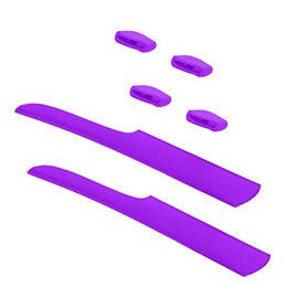 OOWLIT Replacement Temple Sleeve/Nose Pad Kit for Oakley Fast Jacket OO9097/Fast Jacket XL OO9156 Sunglasses - Purple