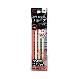 Shoshodo S25102 Write Erasable Chalk Refill, White