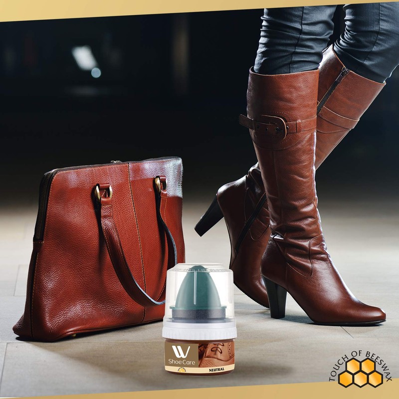 WBM Instant Shine Polish Shoe Cream, 50 ml, Neutral