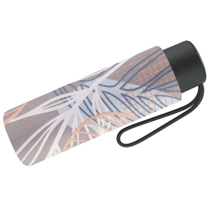 Pierre Cardin Petito Leaves Pocket Umbrella, taupe, Modern