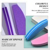 12 pieces mini sponge squatting, manicure tools, nail polishing tools,