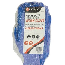 CENTRIX 5-Pack Latex Dipped Work Gloves – Heavy-Duty Grip Gloves for Construction, Gardening, Warehouse, Outdoor and Industrial Use