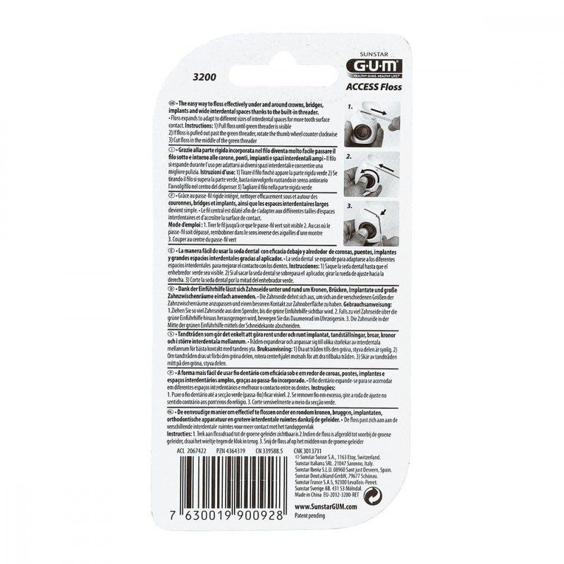 Gum Access Floss for 50 Applications (Pack of 1)