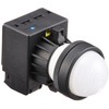 Fuji Electric DR22D0L-M9W Indicator Light, LED Illumination, Round Frame, Dome