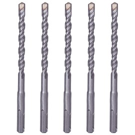 SDS Plus Rotary Hammer Drill Bit 3/8 in. x 6 in. Masonry Concrete Rock Drill-5Pcs