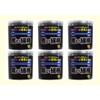 Black Cotton Swabs 2 Type 200 Pieces Set of 6