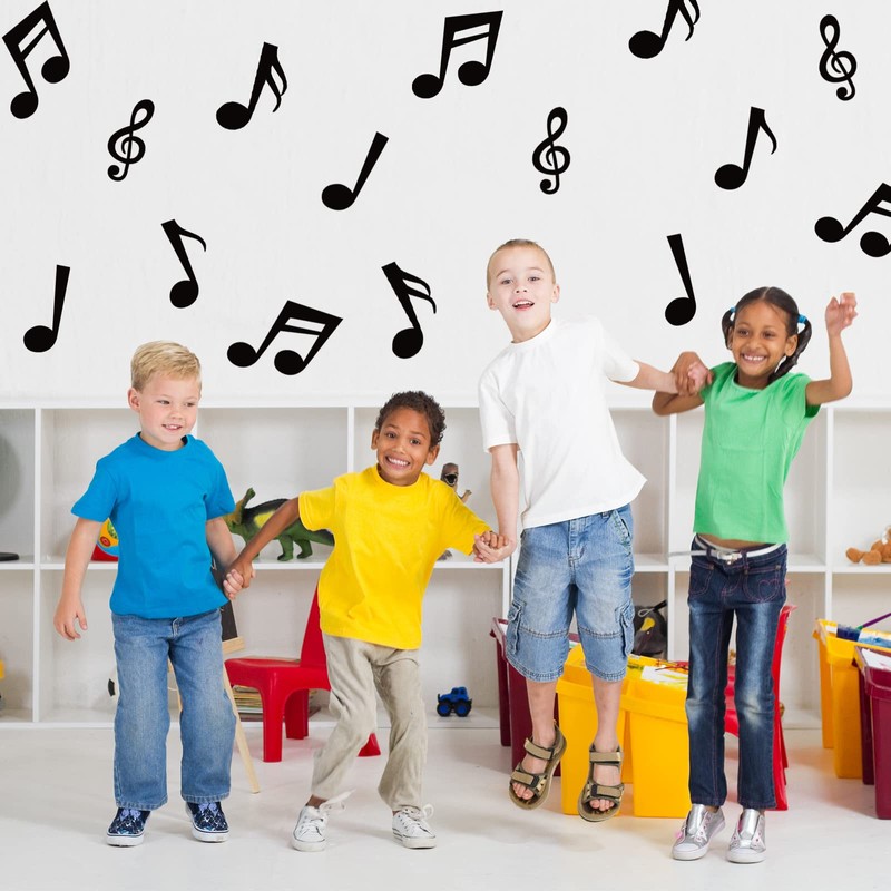 Whaline Music Notes Cutouts 45Pcs Musical Note Shape Cut Outs
