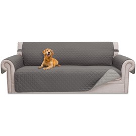 HOMERILLA Sofa Cover Couch Cover for Dogs Washable Pet Couch Covers for Sofa Dog Couch Cover Protector Sofa Covers for 3 Cushion Couch (68", Gray/Light Gray)