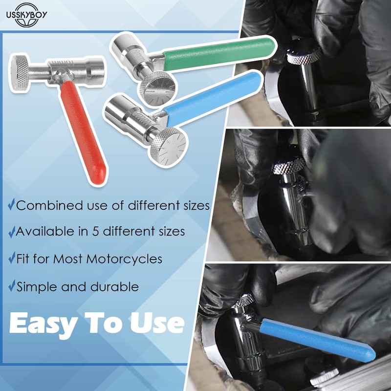 USSKYBOY Motorcycle Valve Tappet Adjusting Wrench Tool Kit For Most