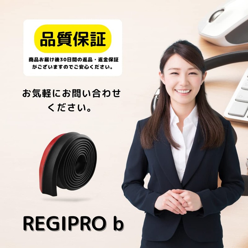 Regipro b Universal Lip Spoiler, 6.5 ft (2.5 m), Rubber