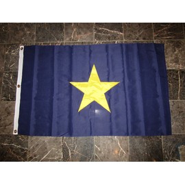 AES 3x5 Embroidered Burnett's 1st Texas Republic 600D Nylon Flag 3'x5' Brass Grommets