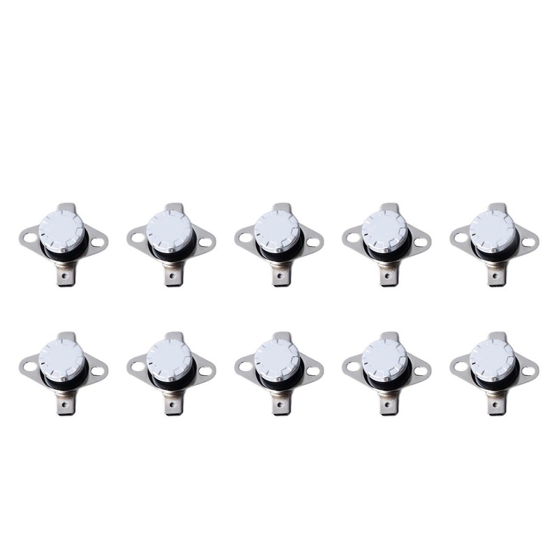 10Pcs Thermal Control Switch Normally Closed NC Temp Controller 100