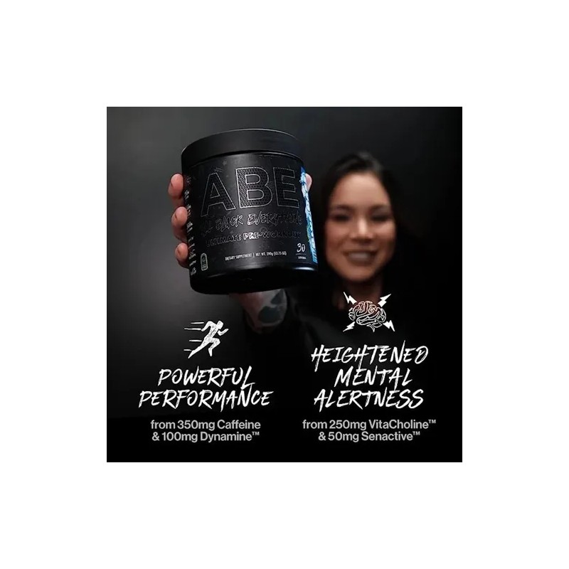 Pre-entreno Abe Ultimate Pre Workout 30 Green Apple Sabor Manzana