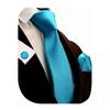 GUSLESON - Juego de gemelos cuadrados de 8 cm, corbata