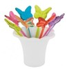 Zak Designs Butterfly Picks Set of 7 Rainbow Colours 8