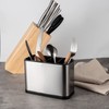IMEEA Chopstick Stand, Cutlery Holder, Cutlery Holder, Square Shape, Stainless