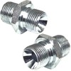 APUK Pair Hydraulic Adaptor 3/8" BSP Male to Male Pack