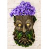 Ebros Gift Whispering Willows Evergreen Greenman Wall Hanging Planter 8"