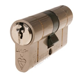 UAP Anti-Snap Euro Cylinder Nickel 35/50 (85mm overall) - High security anti-snap door lock. BS Kitemarked deters burglars, Insurance approved & protects against Lock Bumping, Extraction, Picking, Plug Pulling, & Lock Drilling. Tested to British Standard