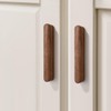 AENZOOY 6 Pack Walnut Wood Rounded Edge 5.04 Inch (128mm)