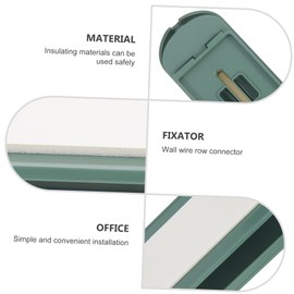 Angoily Strip Holder Wall-Mounted Socket Rack for Under Desk Organizer Keeps Wires Tidy and Secure for Use