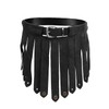 Andracor - Leather Loincloth Gladiator - Black Genuine Leather for