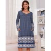 Becotal House Dresses for Women with Pockets Women Nightgowns Floral