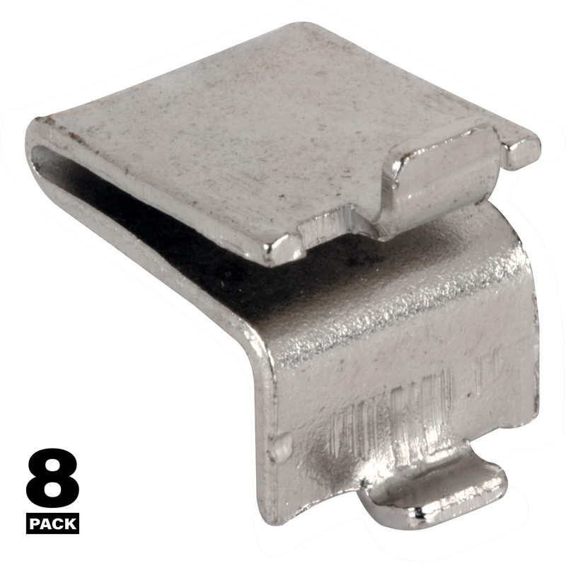 Prime-Line U 10173 Nickel Plated Metal Strip Lock Style Shelf