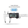 Digital Vernier Caliper, 0-100mm /0-4inch Electronic Caliper with Extra-Large LCD