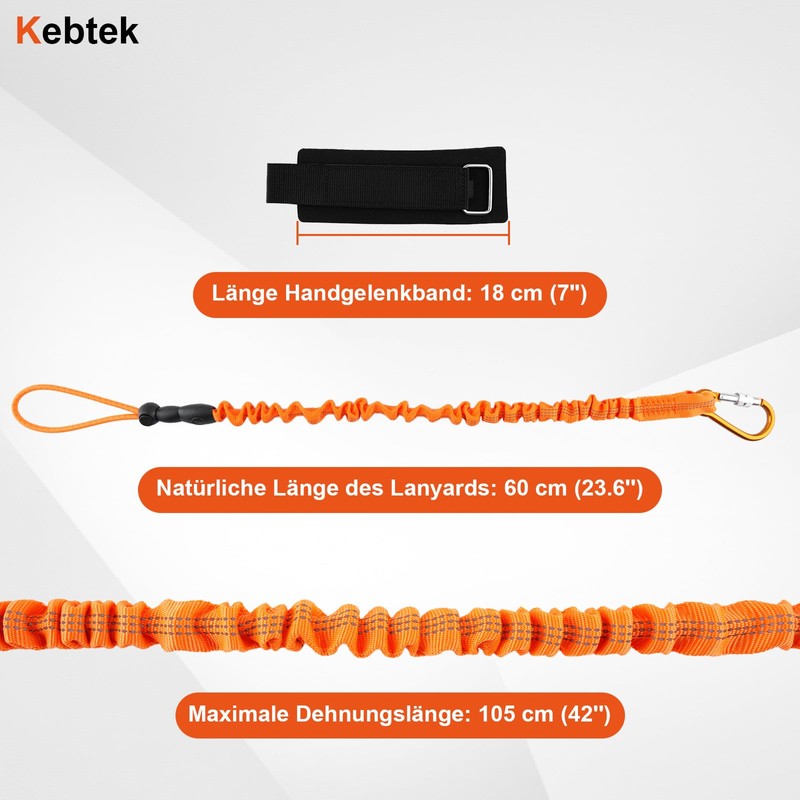Anti-Drop Tool Tether for Power Tools, 15 kg Load Capacity,