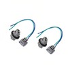 Lskioer 2 Set Turn Signal Socket and Connector Pigtail Lead,