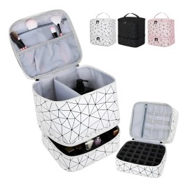 Estuche Organizador Esmaltes Impermeable Bolsas De Maquilla