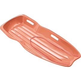 Retrospec Retrorider Plastic Snow Sled – Toboggan Style with Pull Rope, Cold-Resistant Coating, and Hard Bottom for Smooth Downhill Rides – Available in 35" and 48" Sizes for Kids and Adults