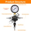 IMAICTUU Beer Secondary Regulator Bar Wall Regulator with 8mm Outlet