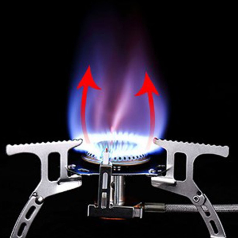 Split Gas Stove Portable Camping Stove Electron Ignition Outdoor Picnicking