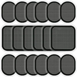 SOYOKO Replacement Gel Pads for All Abdominal Belts, 6 Sets (18 Gel Pads) Black