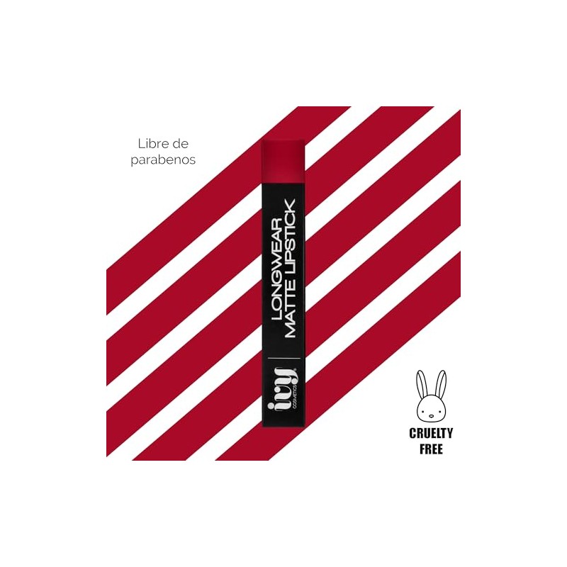 Labial Mate Ivy de Larga Duracion - 15 Tonos Disponibles